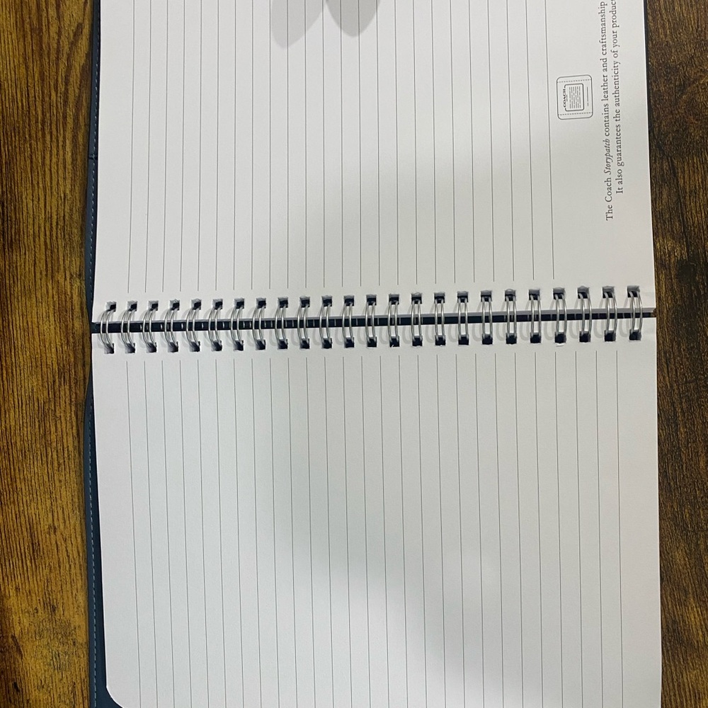Coach Signature Notebook - Picture 4 of 7